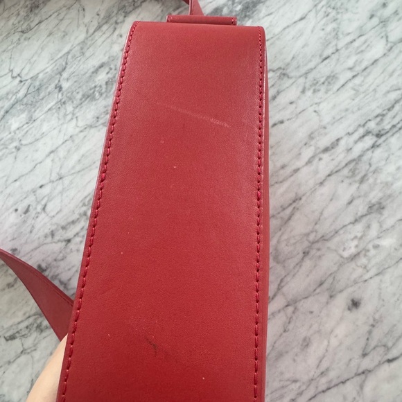 Chloe red leather bag with little horses - Picture 5 of 11